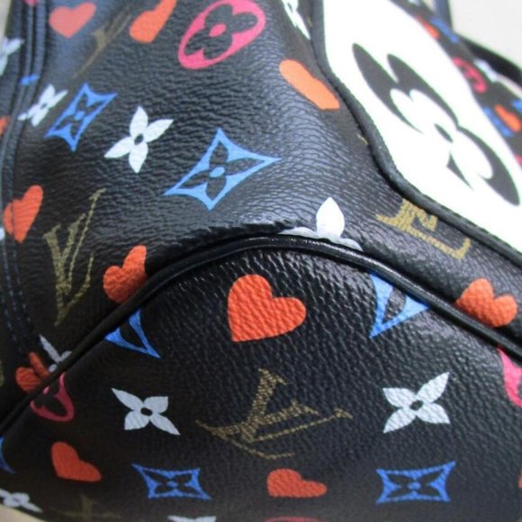 LOUIS VUITTON LTD EDITION NEVERFULL MONOGRAM GAME ON W/POUCH-100% AUTHENTIC - Picture 12 of 16